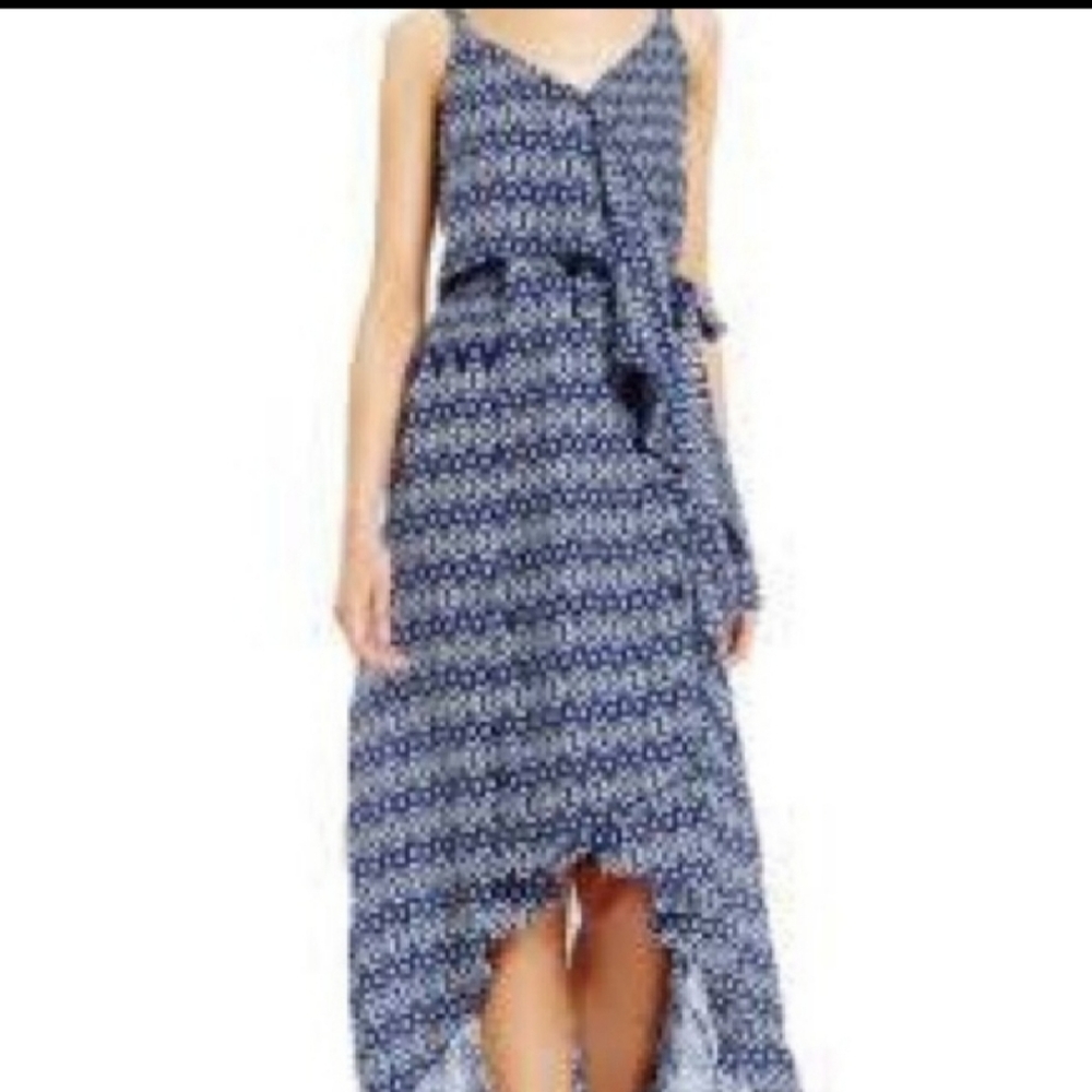NWT Gibson latimer high-low, maxi wrap dress